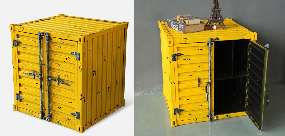 Комод Sea Container с двумя дверками Комод Sea Container с двумя дверками - Loft-Concept в Омске