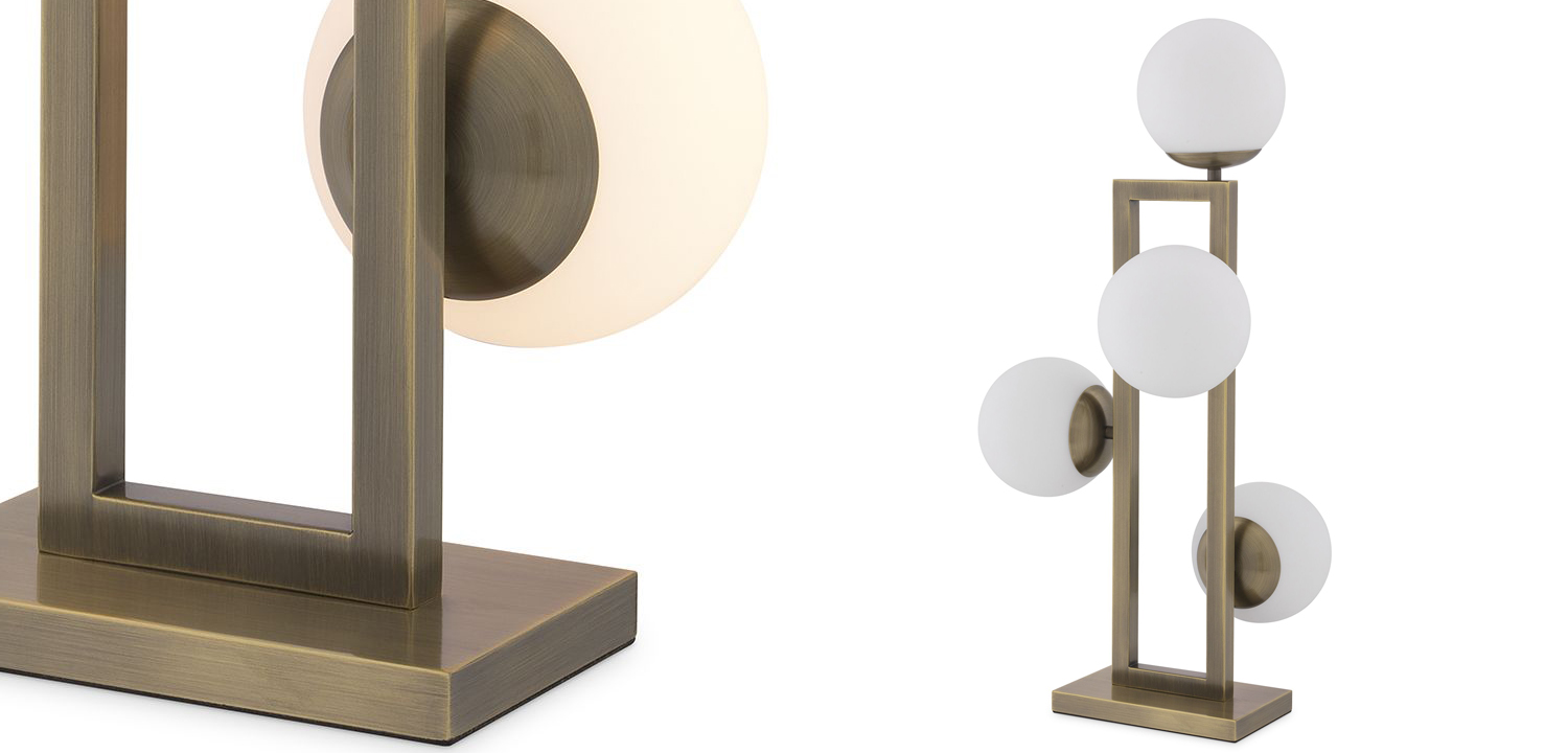 Настольная лампа Eichholtz Table Lamp Pascal brass - фото