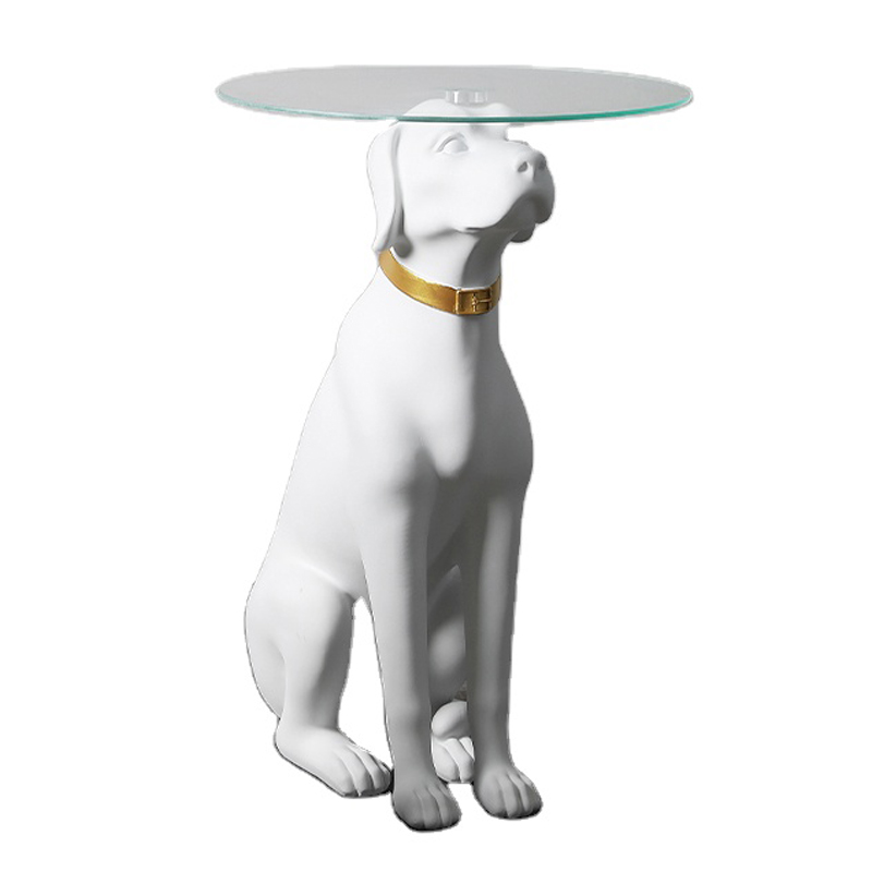 Приставной стол White Dog Table Белый в Омске | Loft Concept 