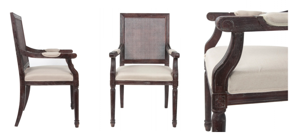 Стул French chairs Provence Garden Brown ArmChair Стул French chairs Provence Garden Brown ArmChair - Loft-Concept в Омске
