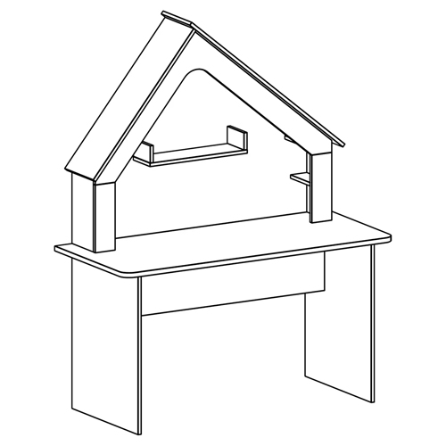 Письменный стол в детскую Tiny Town Desk в Омске