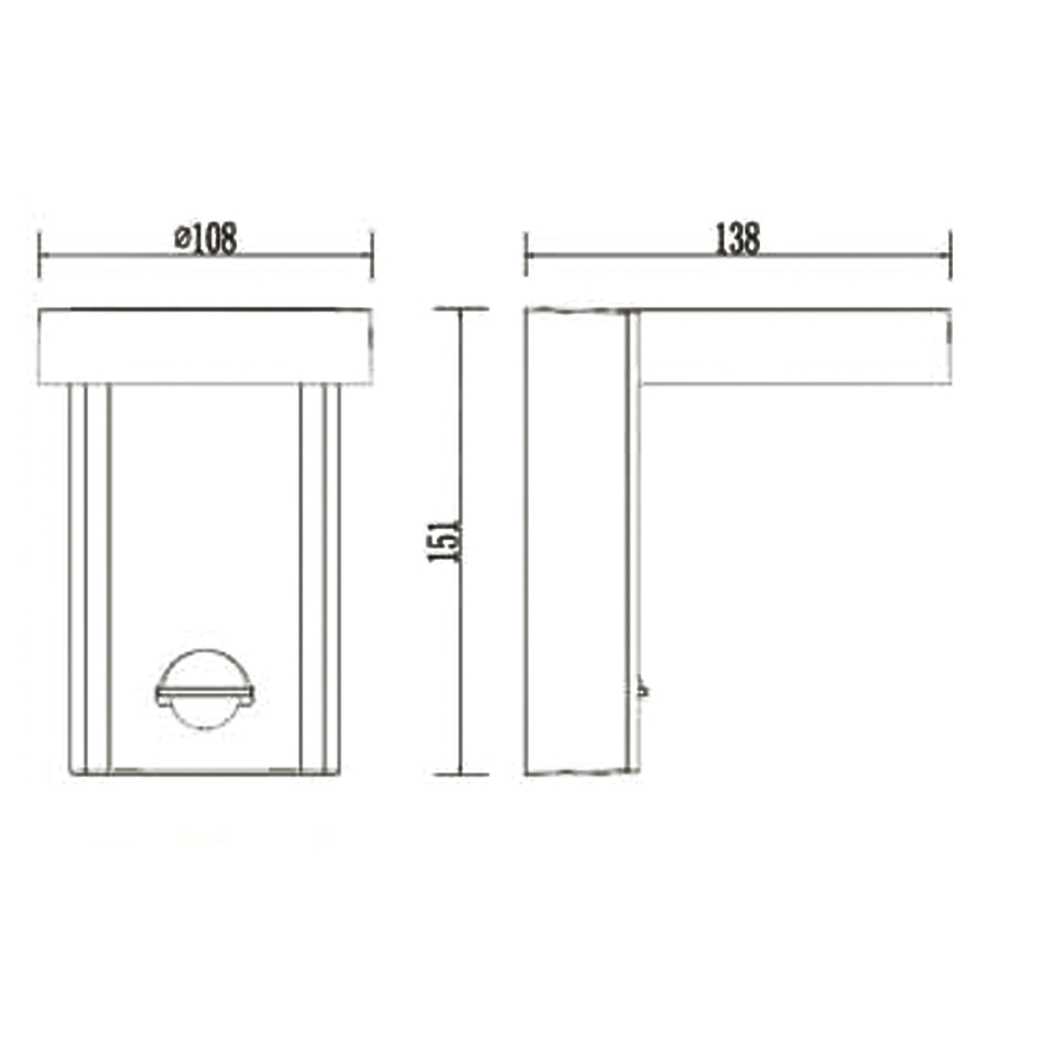 Уличный светильник Lidi sconce в Омске