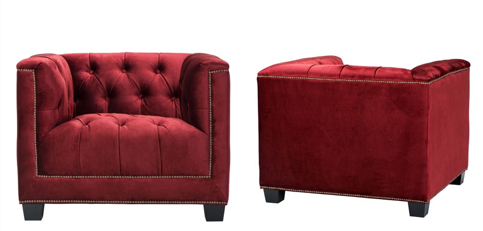 Кресло Eichholtz Chair Paolo Red Кресло Eichholtz Chair Paolo Red - Loft-Concept в Омске