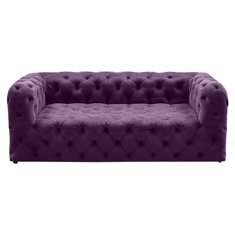 Диван Soho tufted purple velor Фиолетовый в Омске | Loft Concept 