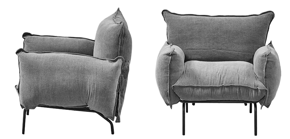 Кресло Elsa Armchair Gray Кресло Elsa Armchair Gray - Loft-Concept в Омске