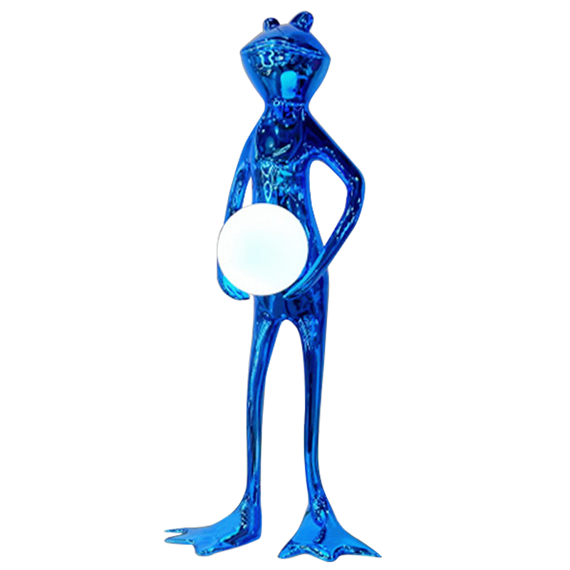 Торшер Resort Frog with a ball Lamp Синий Торшер Resort Frog with a ball Lamp Синий в Омске | Loft Concept