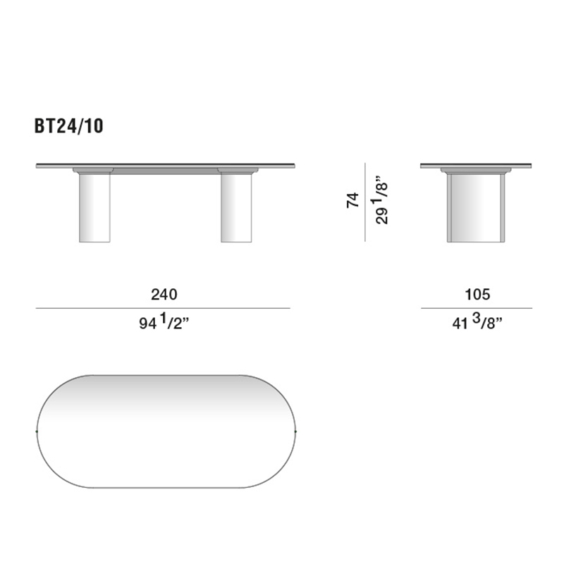 Дизайнерский рабочий стол из металла BLEVIO Table в Омске