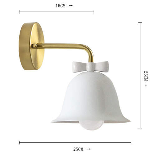 Бра Колокольчик Bell with Bow White Wall Lamp Белый в Омске