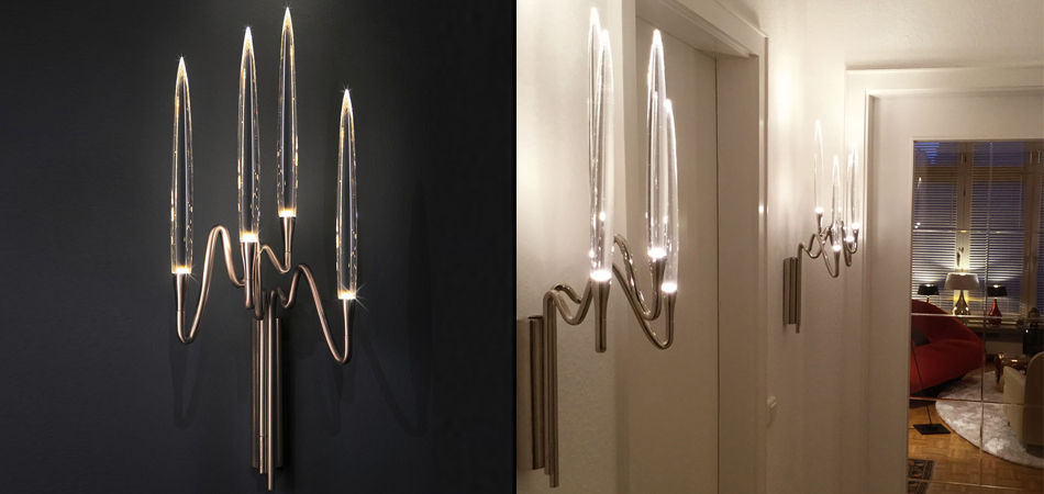 Бра Golden candle 3 Wall Sconce 4 лампы Бра Golden candle 3 Wall Sconce 4 лампы - Loft-Concept в Омске