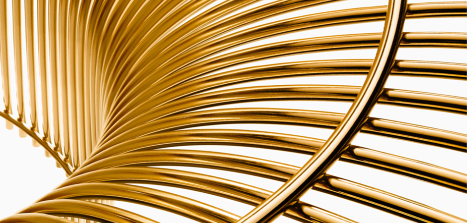 Стол Platner Coffee Gold Стол Platner Coffee Gold - Loft-Concept в Омске