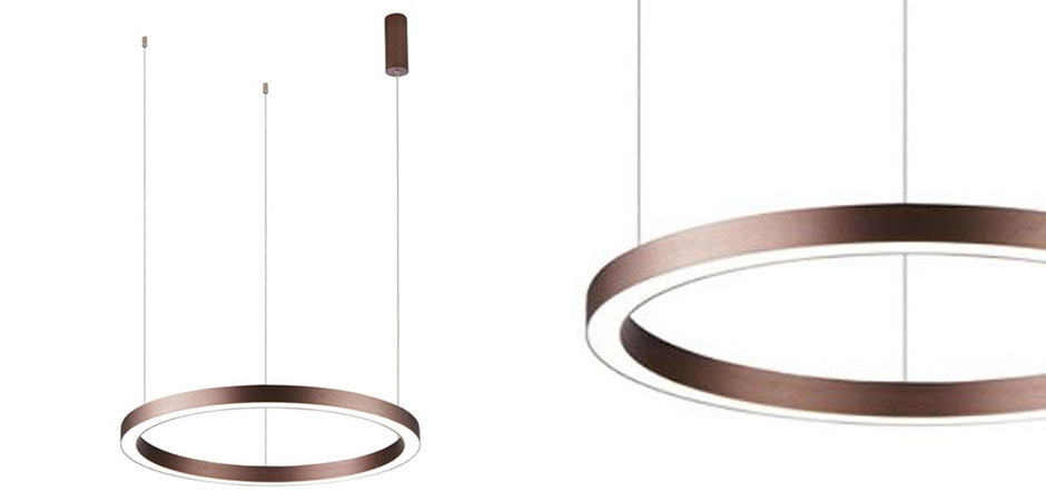 Подвесной светильник Ribbon Ring цвет Корица Подвесной светильник Ribbon Ring цвет Корица - Loft-Concept в Омске