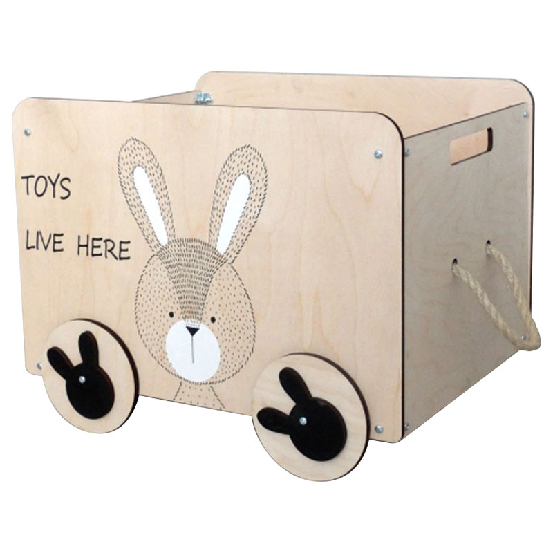 Ящик Wooden Box Bunny  в Омске | Loft Concept 