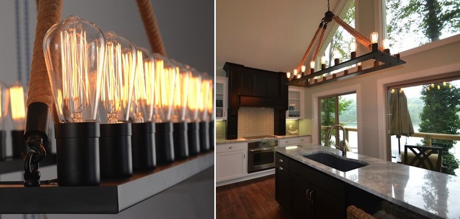 Люстра Square Large Loft Rope Light Люстра Square Large Loft Rope Light - Loft-Concept в Омске