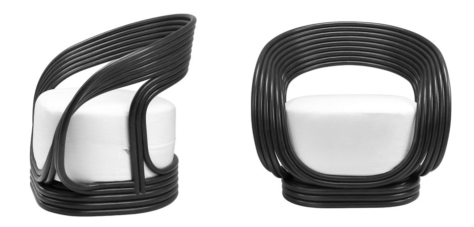 Кресло Eichholtz Chair Romeo Black Кресло Eichholtz Chair Romeo Black - Loft-Concept в Омске