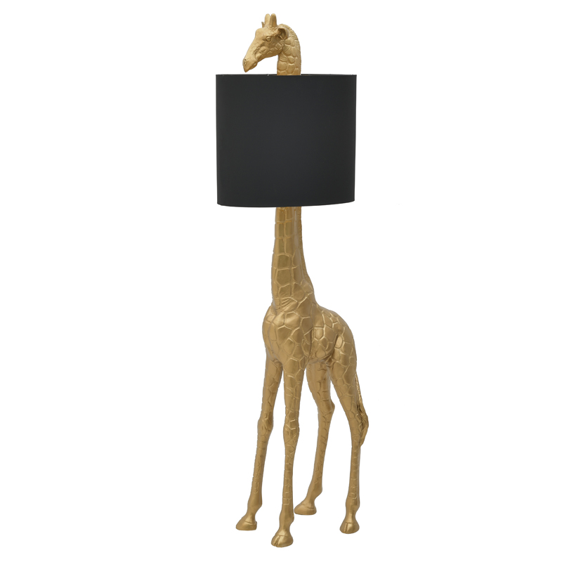 Торшер Golden Giraffe Floor lamp Черный Золотой в Омске | Loft Concept 