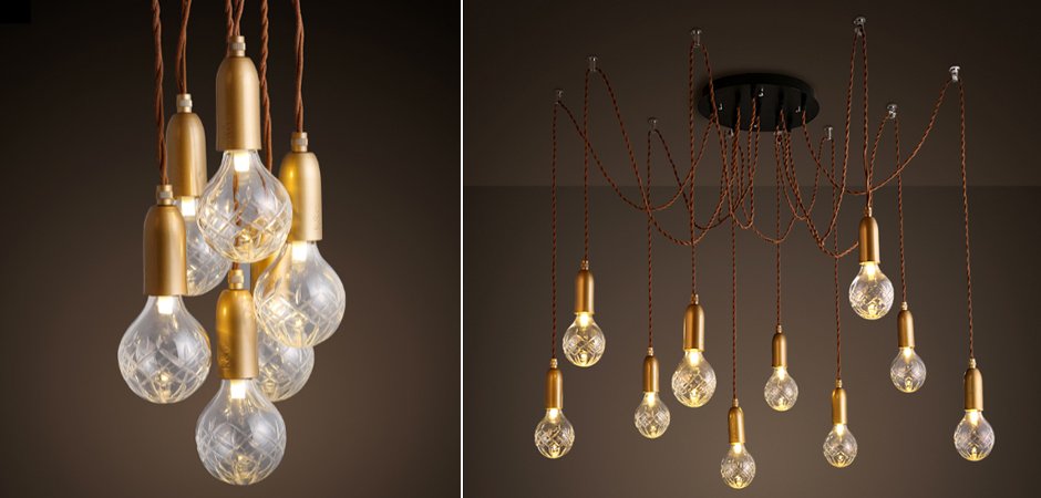 Подвесной светильник lee broom Ceare Crystal Bulb Chandelier Подвесной светильник lee broom Ceare Crystal Bulb Chandelier - Loft-Concept в Омске