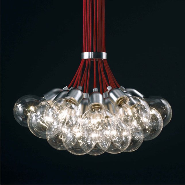 Люстра Idle Max pendant lamp Красный в Омске | Loft Concept 