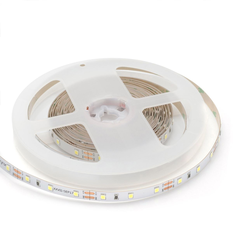 Комплект светодиодной ленты 4,8W/m 60LED/m 3528SMD холодный белый 5M Белый в Омске | Loft Concept 