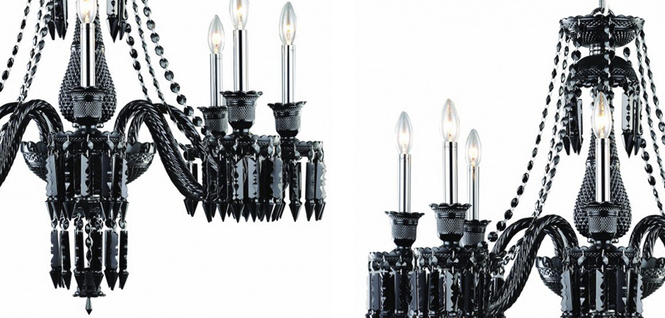 Люстра BACCARAT Zenith Midnight Chandelier 8 Люстра BACCARAT Zenith Midnight Chandelier 8 - Loft-Concept в Омске