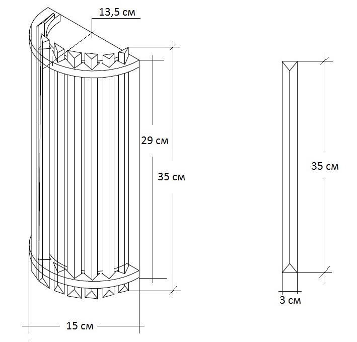 Бра Suspension Glass Cylinders Sconces 35 в Омске