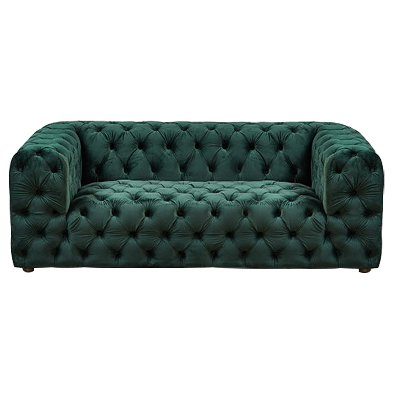 Диван Green Soho Tufted Sofa Зеленый Зеленый в Омске | Loft Concept 