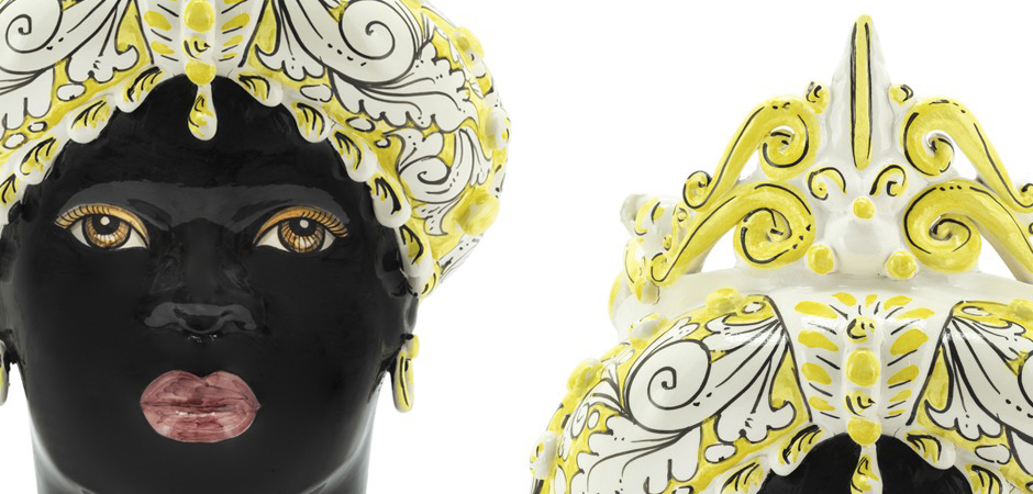 Ваза VASE MORO LADY MEDIUM yellow Ваза VASE MORO LADY MEDIUM yellow - Loft-Concept в Омске