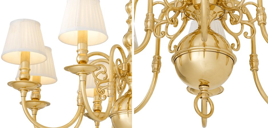 Люстра Eichholtz Chandelier Bourbon Brass - Loft-Concept в Омске
