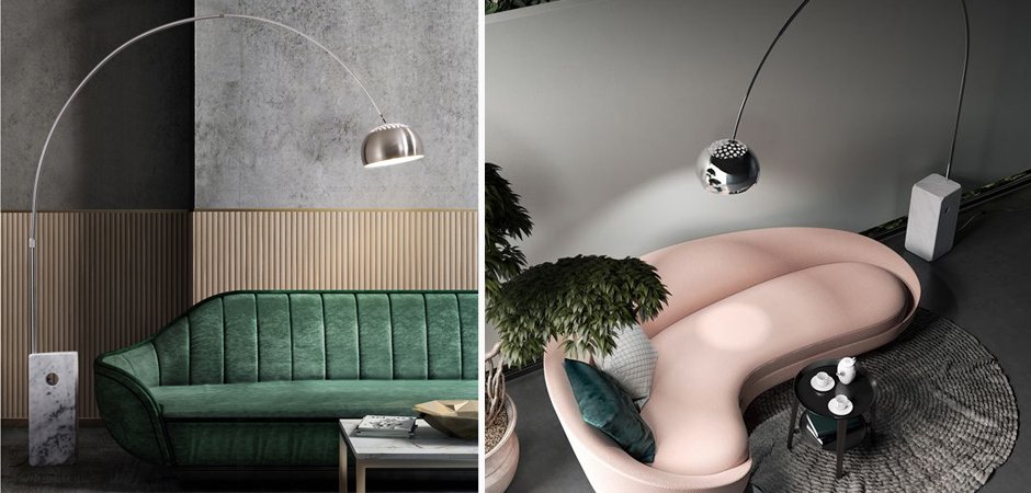 Торшер Flo Arco Торшер Flo Arco - Loft-Concept в Омске
