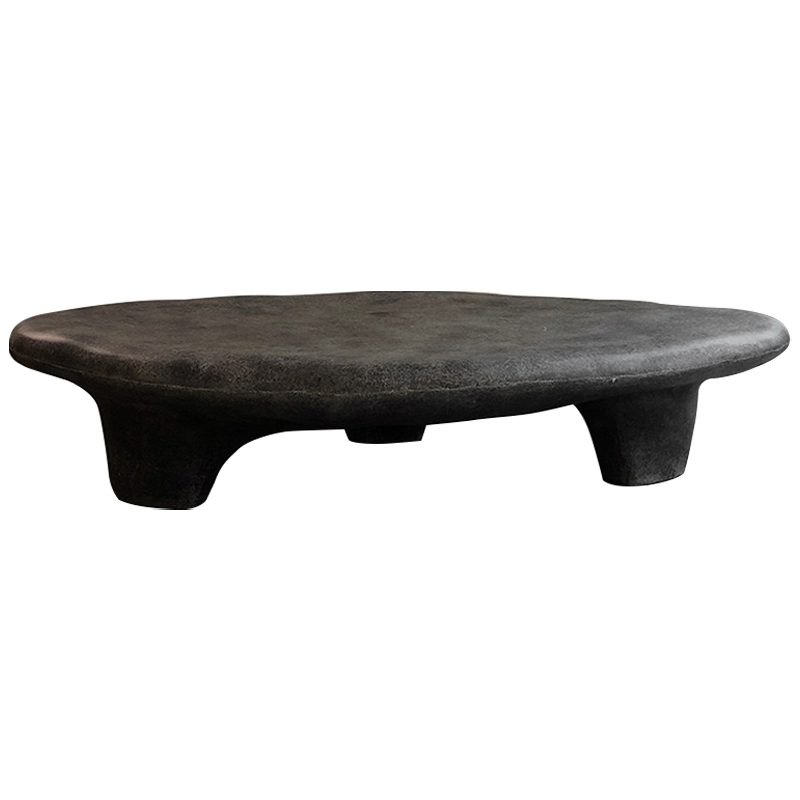 Кофейный стол Stone Coffee Table Black Черный в Омске | Loft Concept 