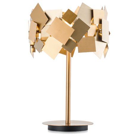 Настольная лампа Gold Plate Table Lamp  в Омске | Loft Concept 