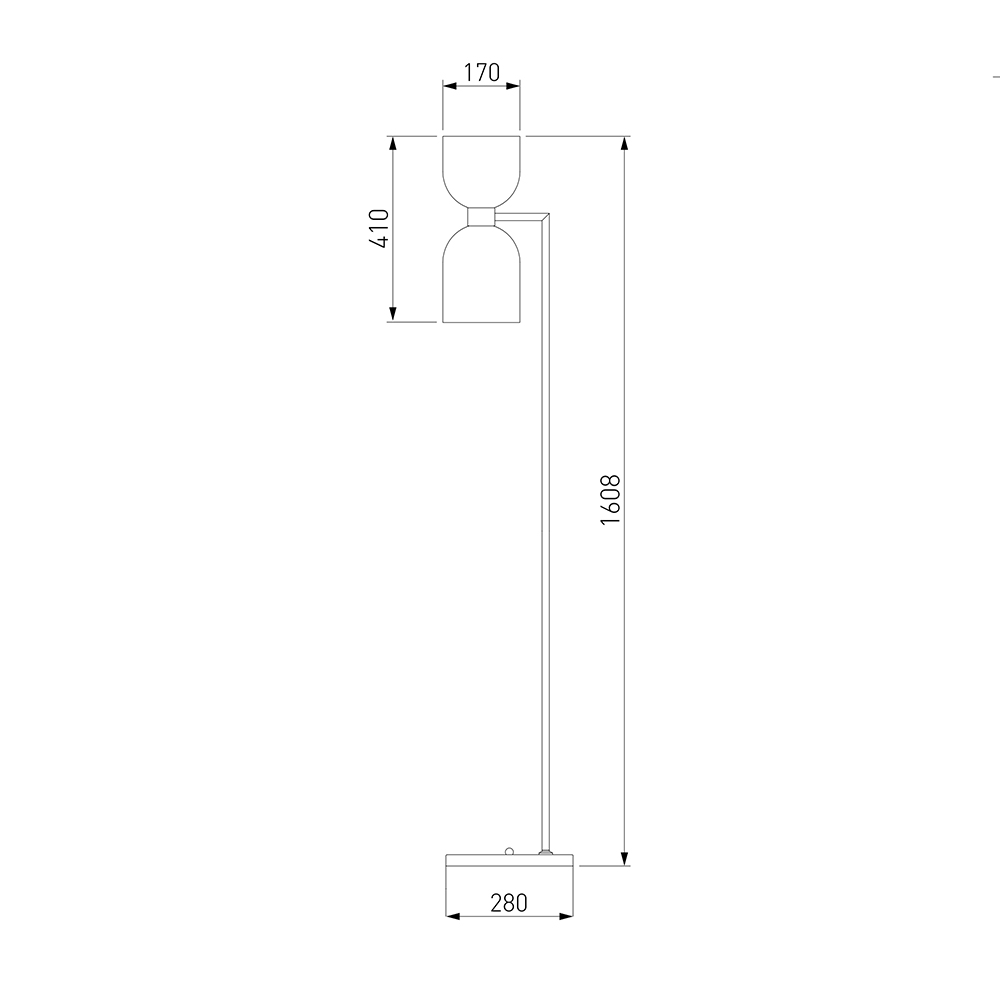 Торшер Light maker studio white and smok в Омске