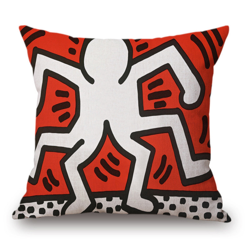 Подушка Keith Haring 2 Мульти в Омске | Loft Concept 