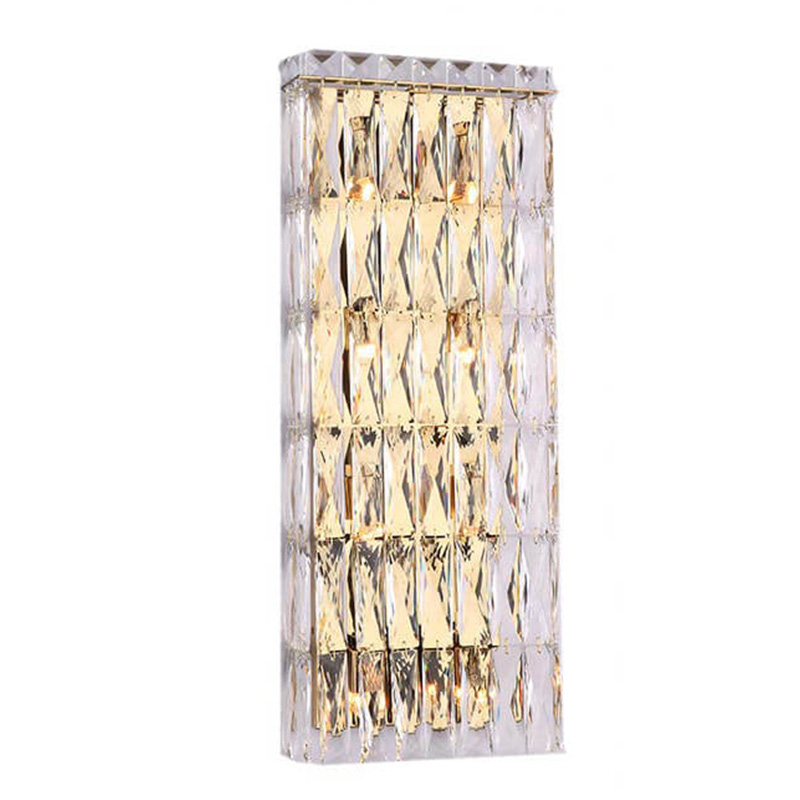 Бра Crystal Regena Gold Wall Lamp 8 Золотой Прозрачный (Transparent) в Омске | Loft Concept 