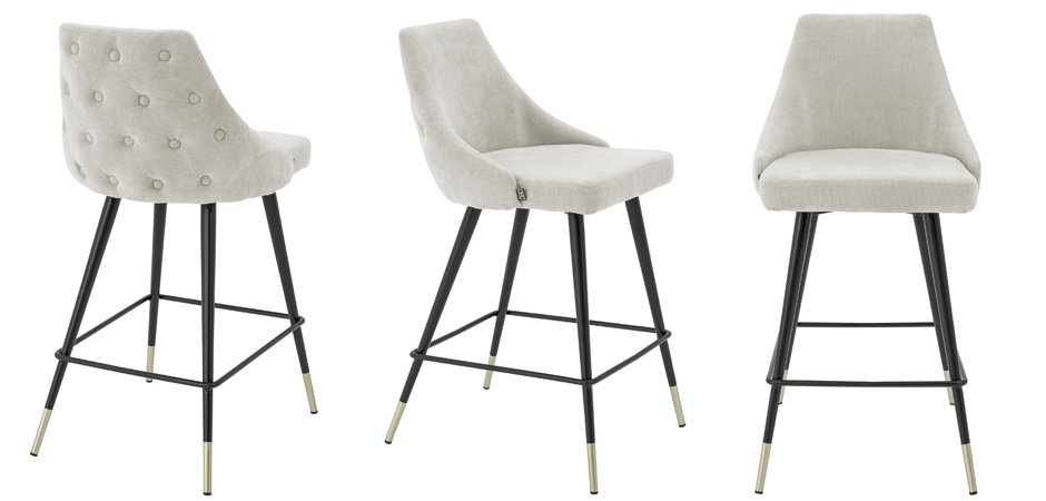 Полубарный стул Eichholtz Counter Stool Cedro Sand Полубарный стул Eichholtz Counter Stool Cedro Sand - Loft-Concept в Омске