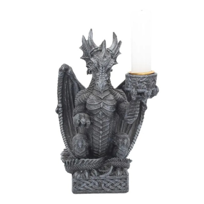 Подсвечник Dragon Guardian Серый (Gray) в Омске | Loft Concept 