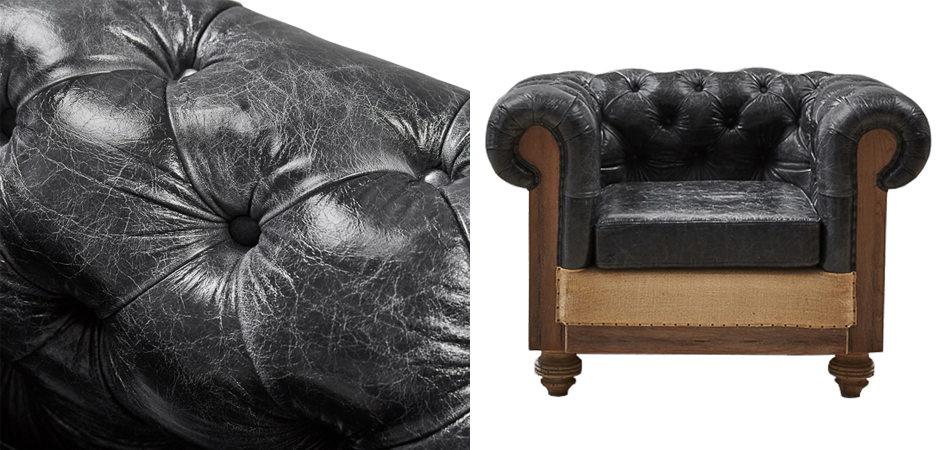 Кресло Deconstructed Chesterfield Armchair Кресло Deconstructed Chesterfield Armchair - Loft-Concept в Омске