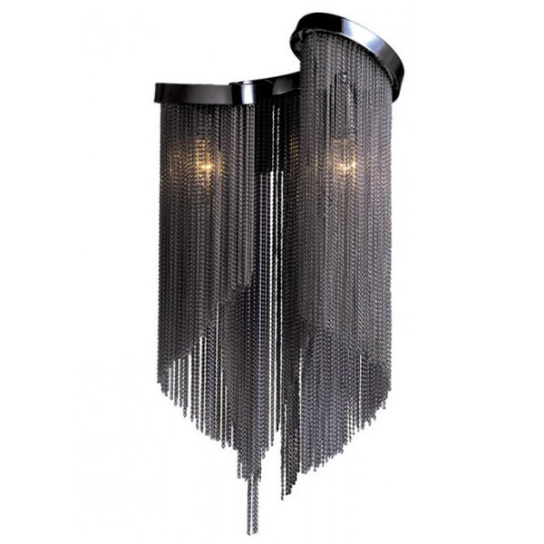 Бра Atlantis Chain Wall lamp Black Темный хром в Омске | Loft Concept 