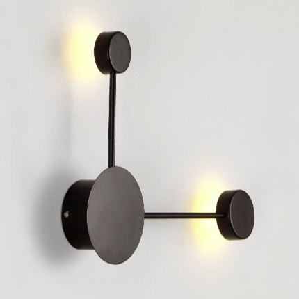 Бра Pin Wall Light 2 Черный в Омске | Loft Concept 