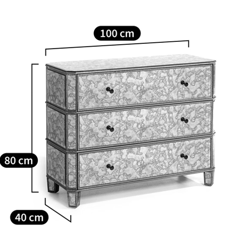 Комод зеркальный Glorious Chest of Drawers в Омске