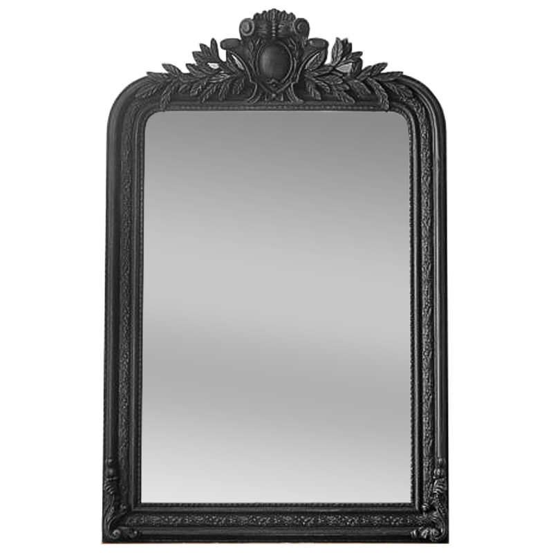 Зеркало Polastron Mirror Black Винтажный черный в Омске | Loft Concept 