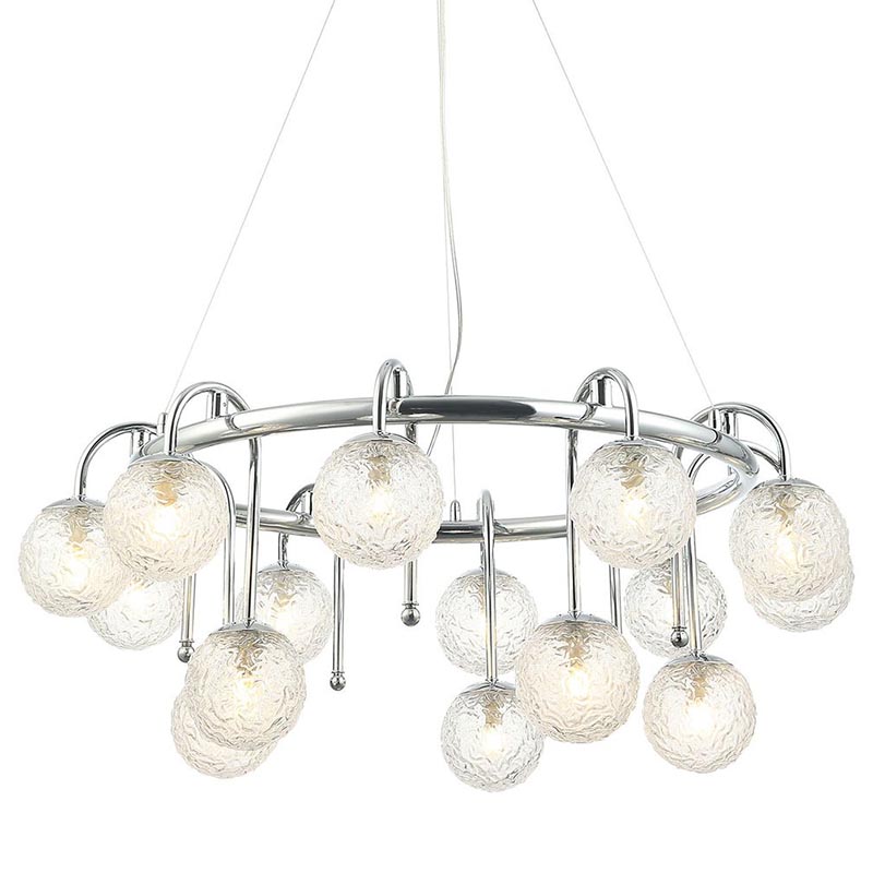 Люстра Lennert Chrome Chandelier Хром в Омске | Loft Concept 