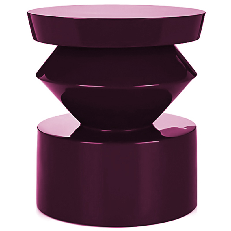 Приставной столик UMA SIDE TABLE Purple Пурпурный в Омске | Loft Concept 