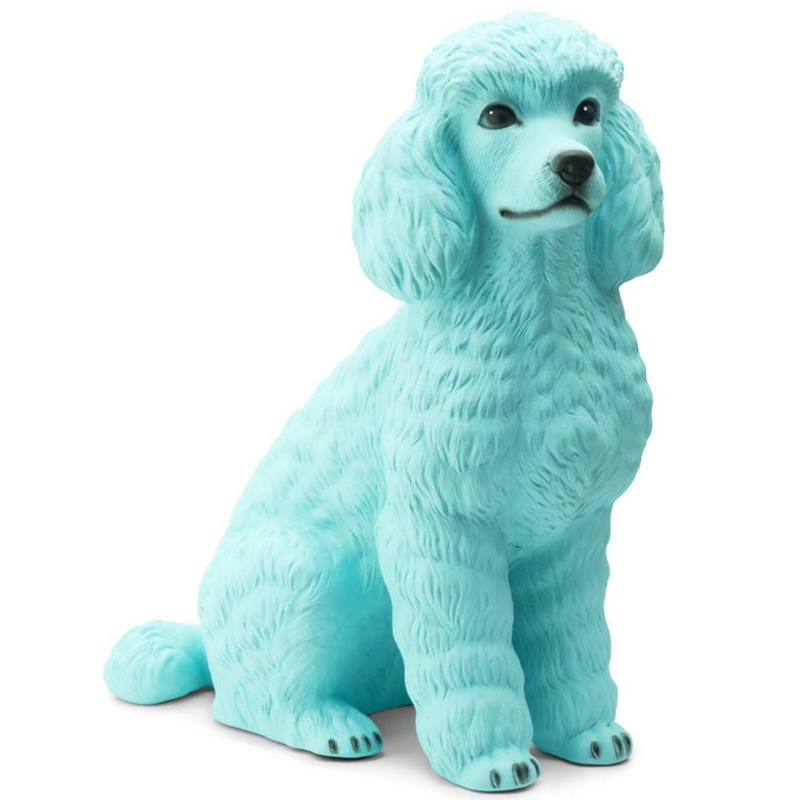 Статуэтка Abhika Poodle Bisc. Turquoise Бирюзовый в Омске | Loft Concept 