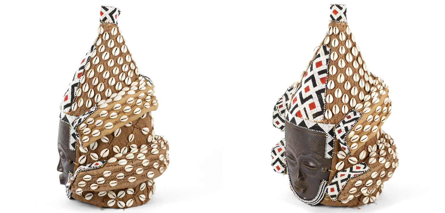 Маска African Mask with Sophisticated headgear - фото