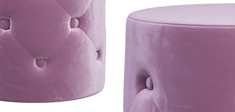 Пуф Capitone Pink Пуф Capitone Pink - Loft-Concept в Омске