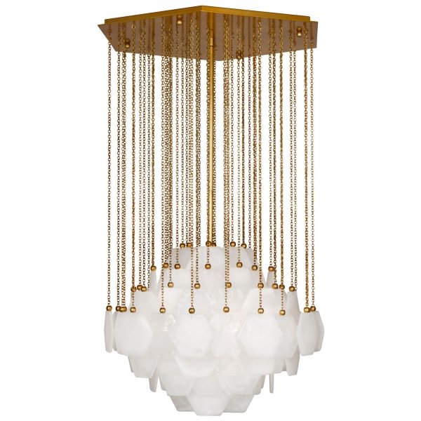 Люстра Jonathan Adler VIENNA LARGE CHANDELIER Латунь в Омске | Loft Concept 