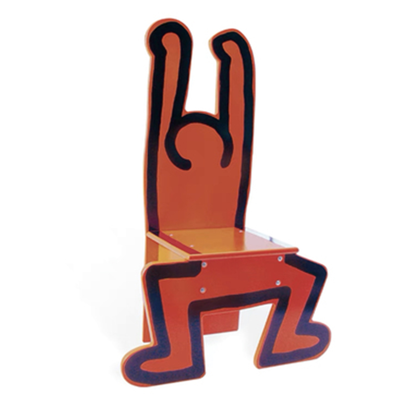 Детский стул Chaise Keith Haring Dancer Vilac Красный Красный в Омске | Loft Concept 