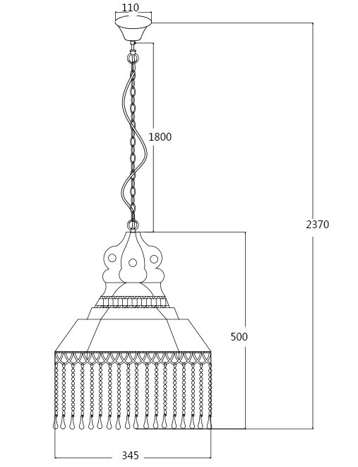 Люстра Loft Mosque Chandelier в Омске