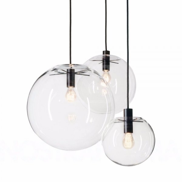 Подвесной светильник Selene Glass Ball Ceiling Lights Прозрачный в Омске | Loft Concept 