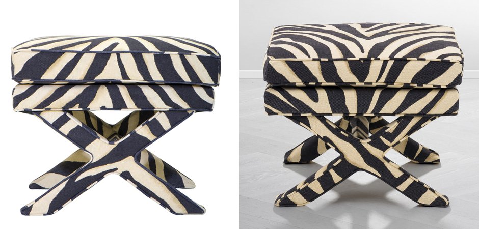 Оттоманка Ottoman Cordoba Zebra Оттоманка Ottoman Cordoba Zebra - Loft-Concept в Омске